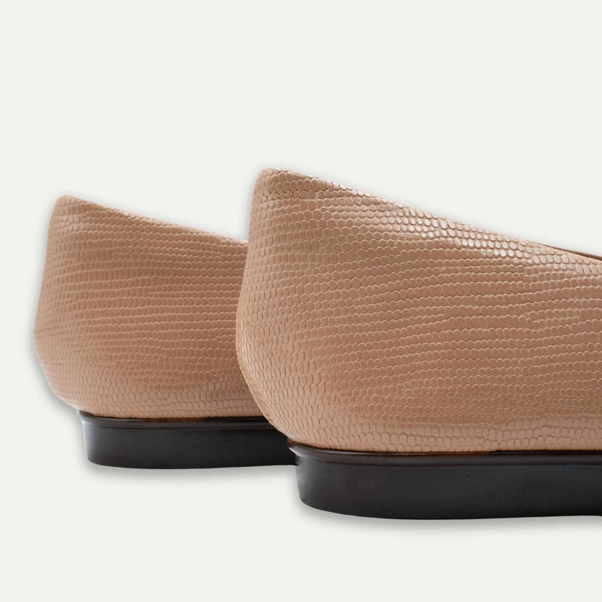 Ese Tan Ballet Flats