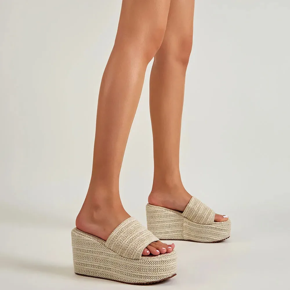 Espadrille Plateforme Chanvre Bohèmes