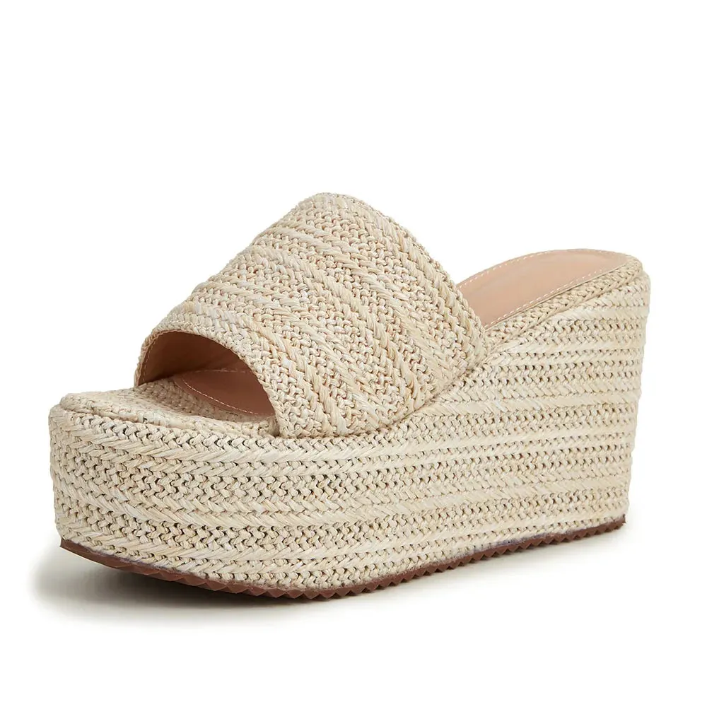Espadrille Plateforme Chanvre Bohèmes