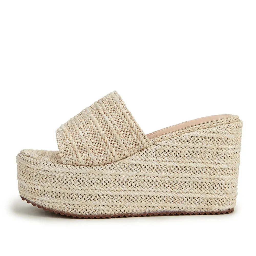 Espadrille Plateforme Chanvre Bohèmes