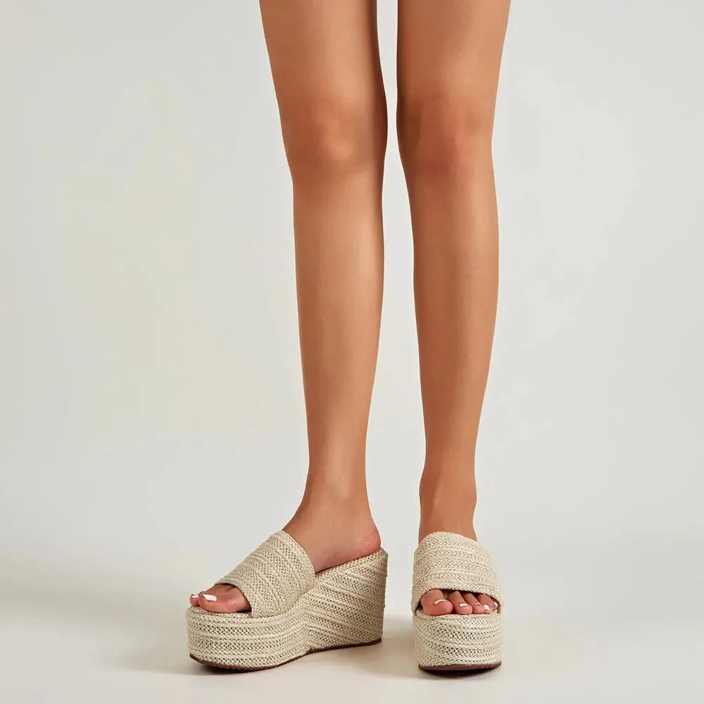 Espadrille Plateforme Chanvre Bohèmes