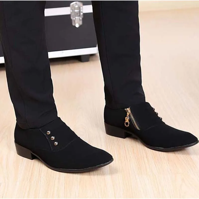 Fashion Men PU Leather Shoes male Flats High Quality Men Shoes Oxford Shoes