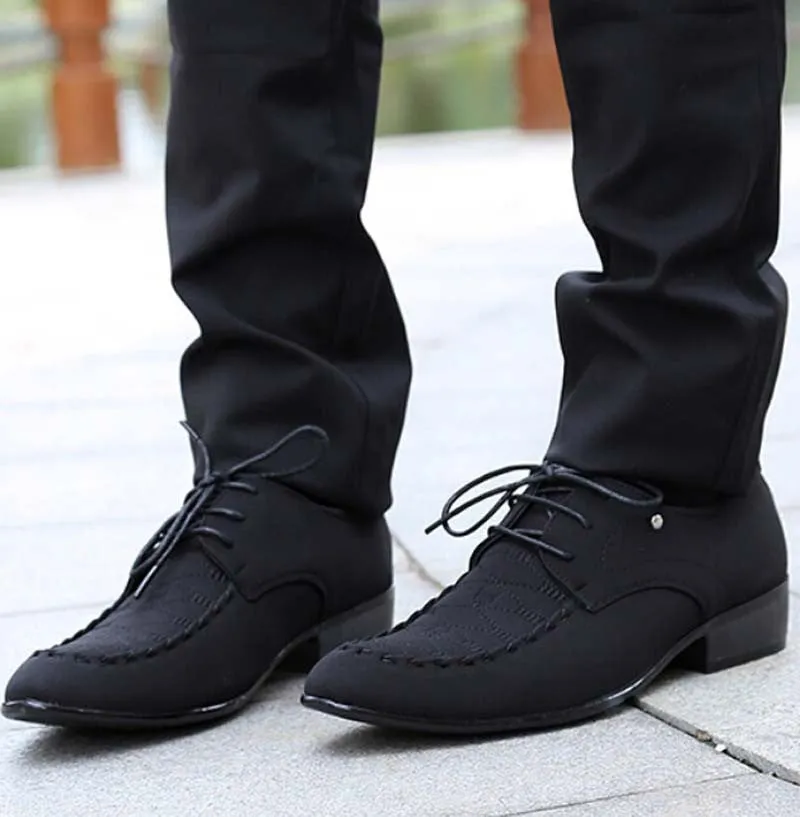 Fashion Men PU Leather Shoes male Flats High Quality Men Shoes Oxford Shoes