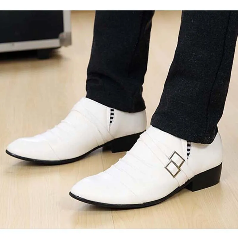 Fashion Men PU Leather Shoes male Flats High Quality Men Shoes Oxford Shoes
