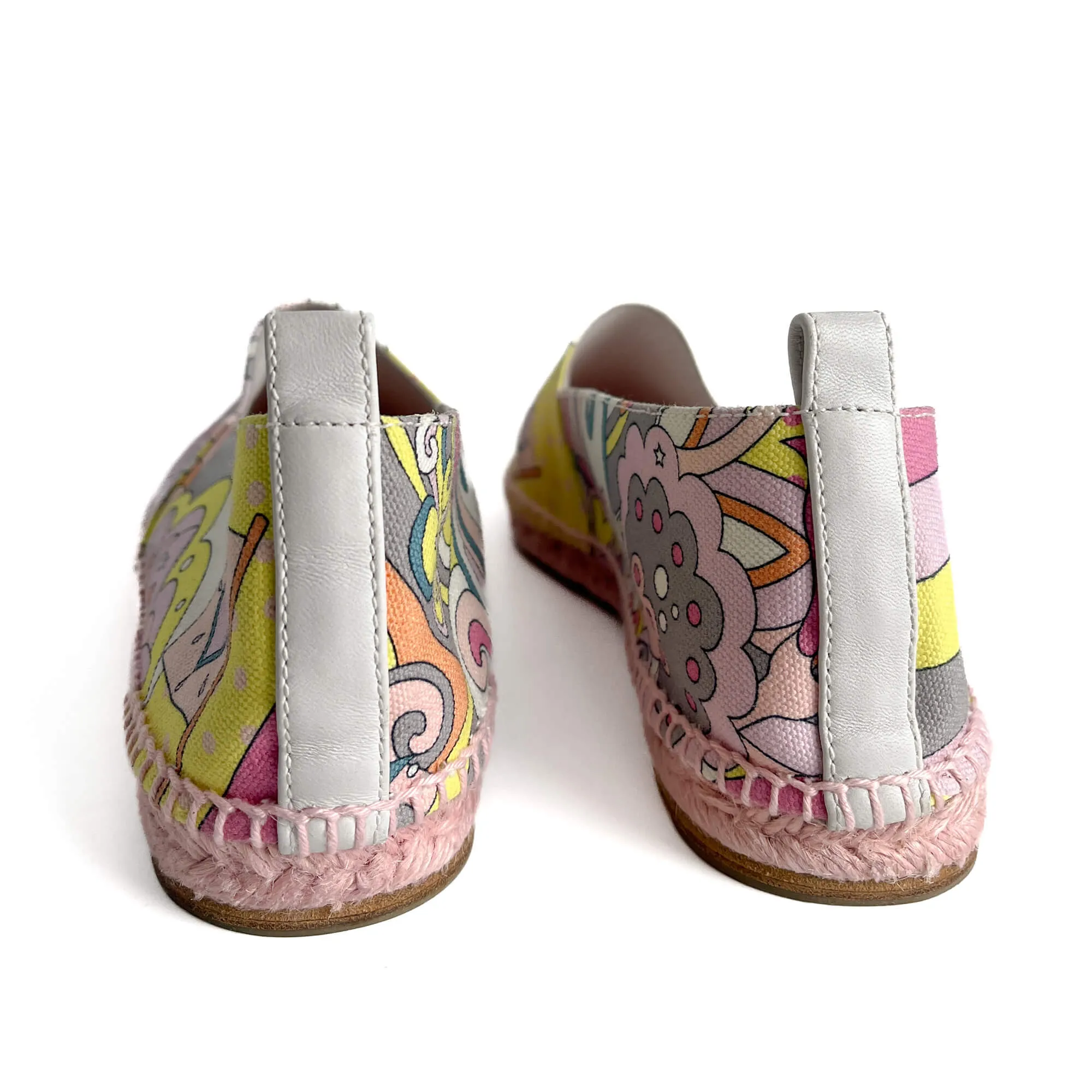 Flat Espadrille Canvas 41 Rose