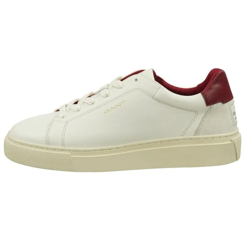 Gant Womens White/Burgundy Trainer Julice - 29531659