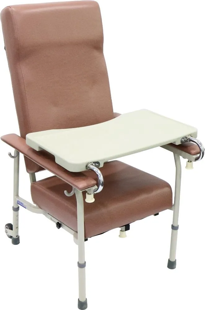 Geriatric Chair (ASSURE Rehab), Adjustable Height with Rear Wheels, AR0554