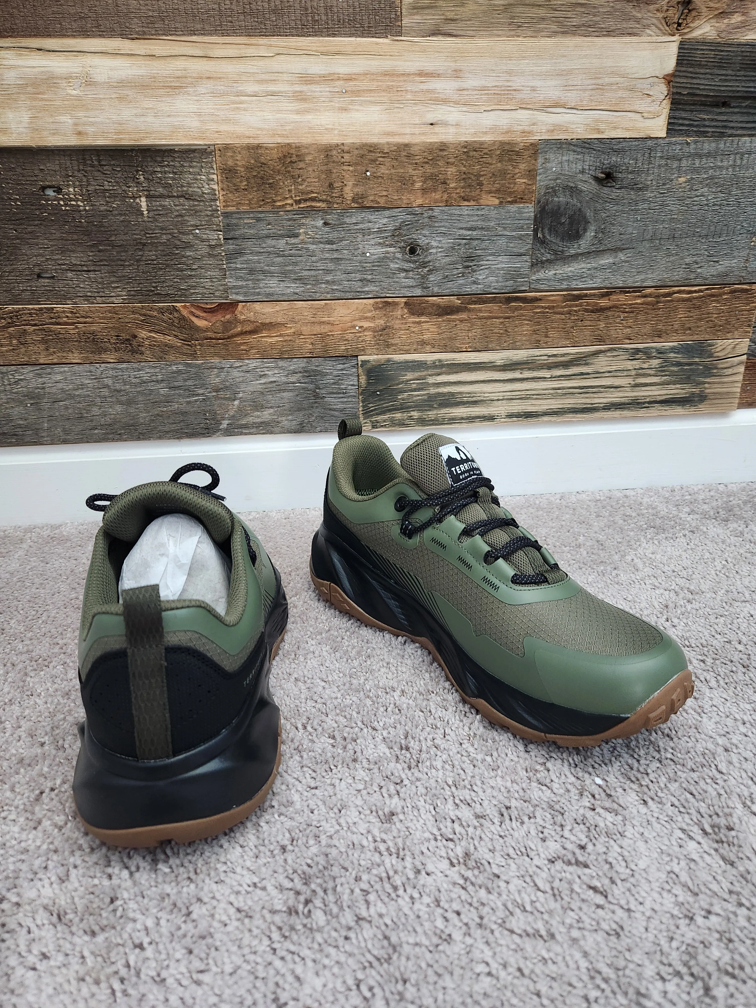 Green Territory Cascade Water Resistant Sneakers for Men | US Size 11