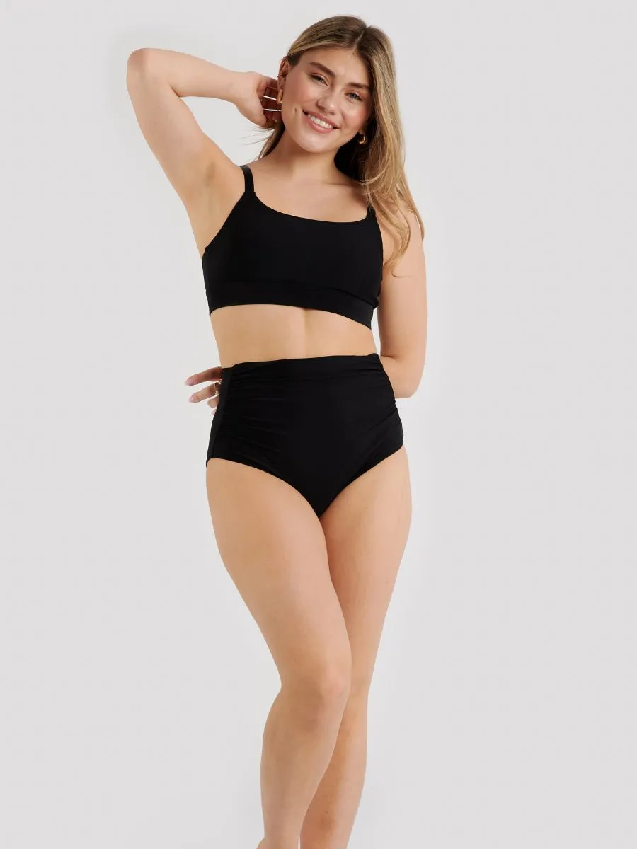 Haut de Bikini avec Dos Torsadé Glory - Noir