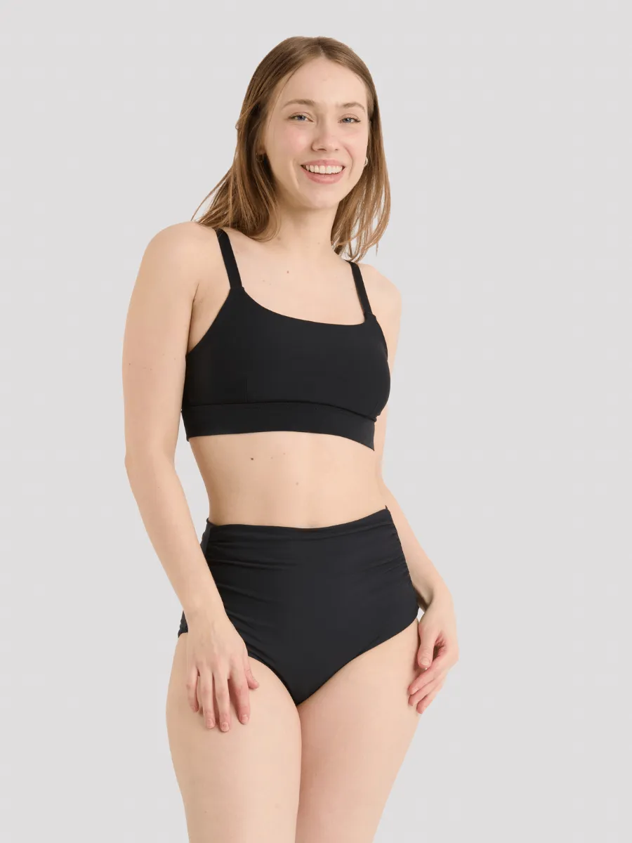 Haut de Bikini avec Dos Torsadé Glory - Noir