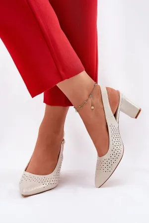 Heel sandals Step in style
