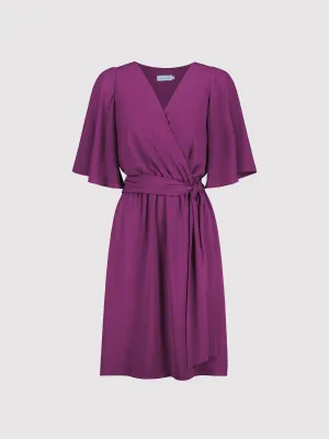 INGA DRESS, Purple