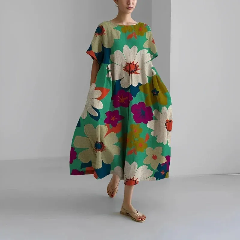 Jas| COMFORTABLE FLORAL DRESS