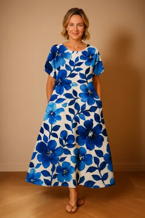 Jas| COMFORTABLE FLORAL DRESS