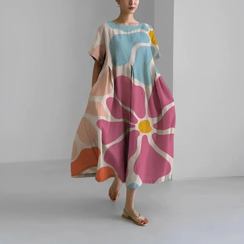 Jas| COMFORTABLE FLORAL DRESS