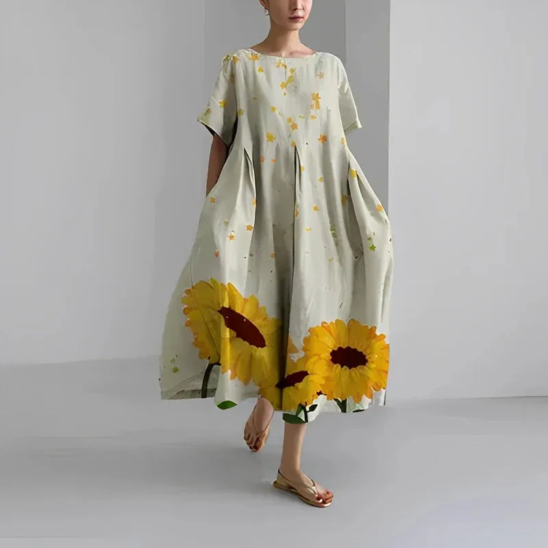 Jas| COMFORTABLE FLORAL DRESS