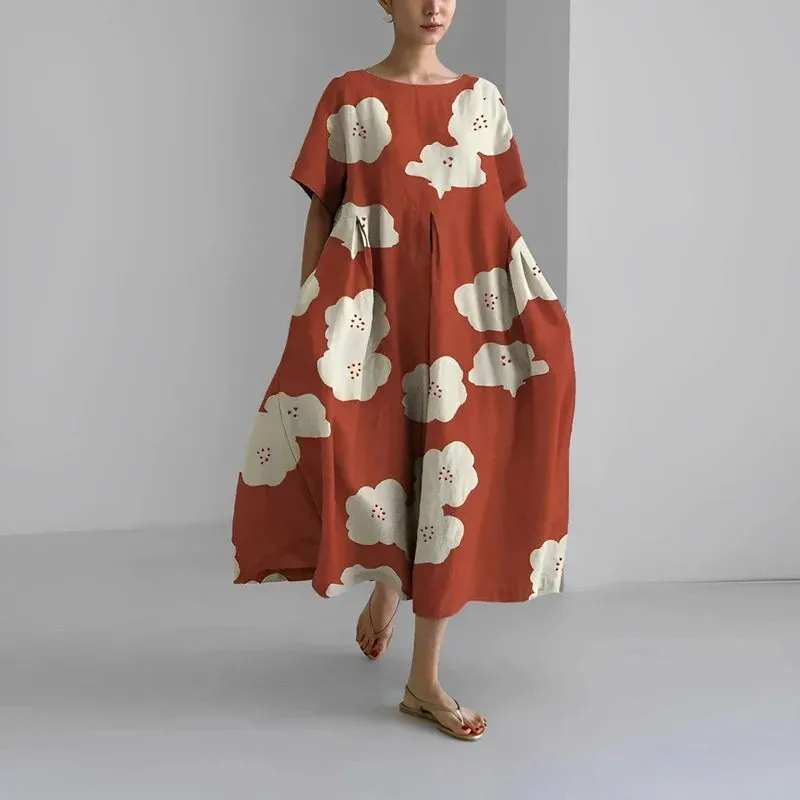 Jas| COMFORTABLE FLORAL DRESS