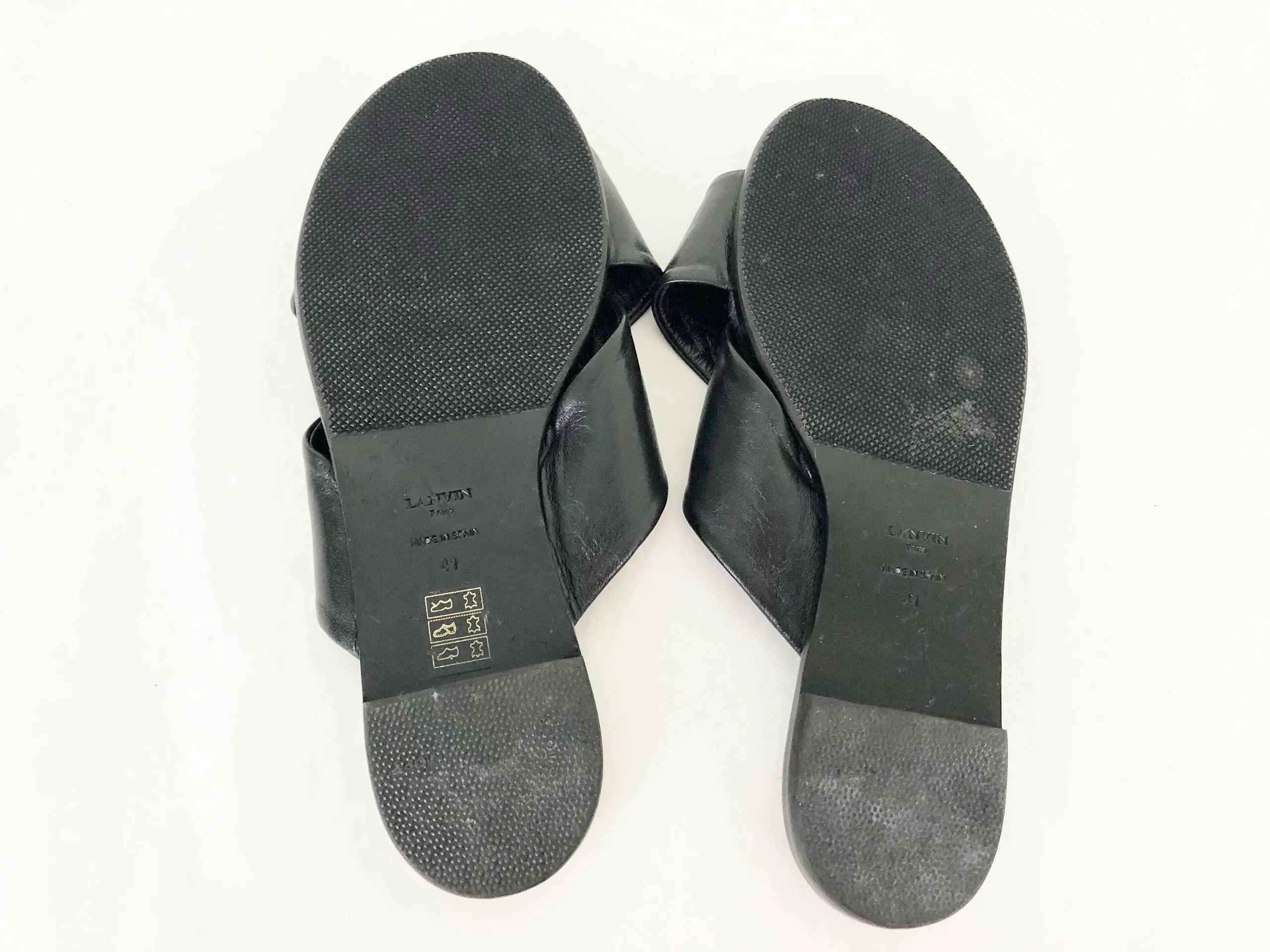 Lanvin Leather Slide Size 11