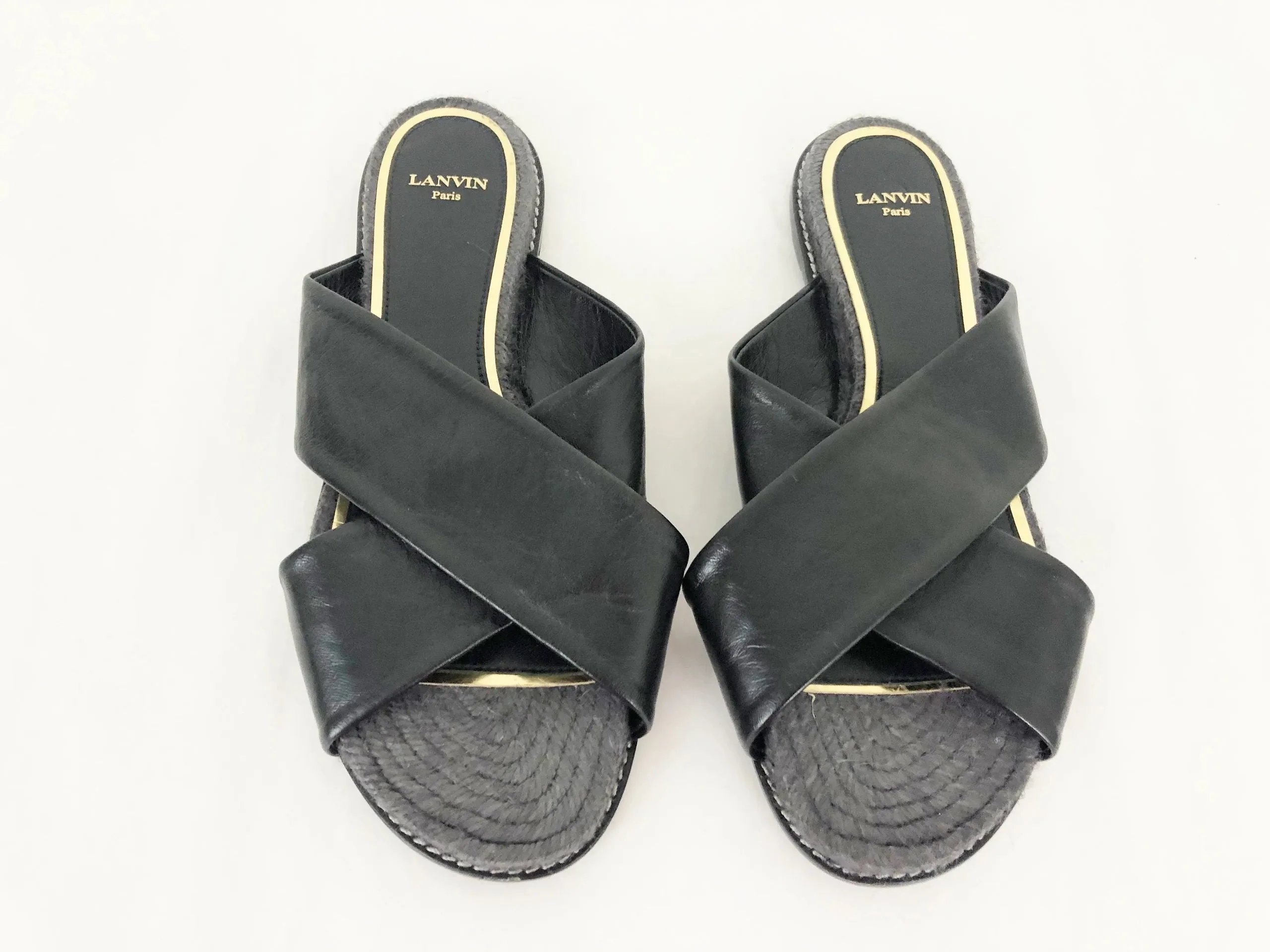 Lanvin Leather Slide Size 11