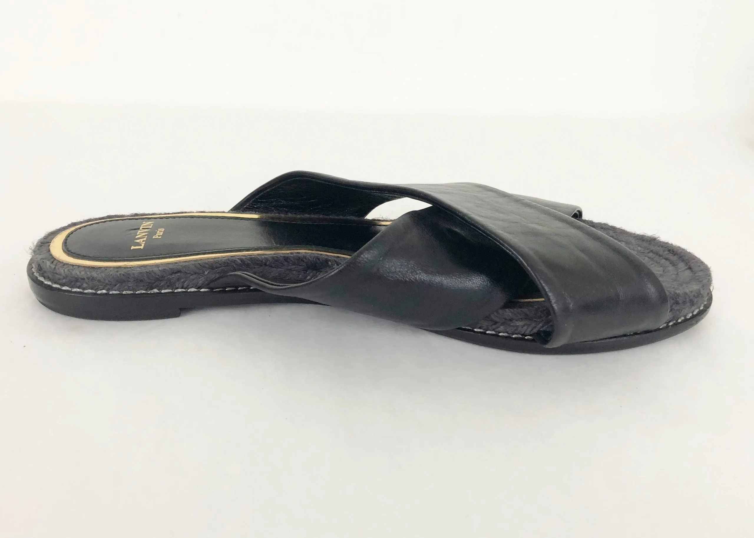 Lanvin Leather Slide Size 11
