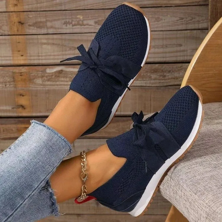 Laura - Modieuze Sneakers met Veters - Comfort en Duurzaamheid