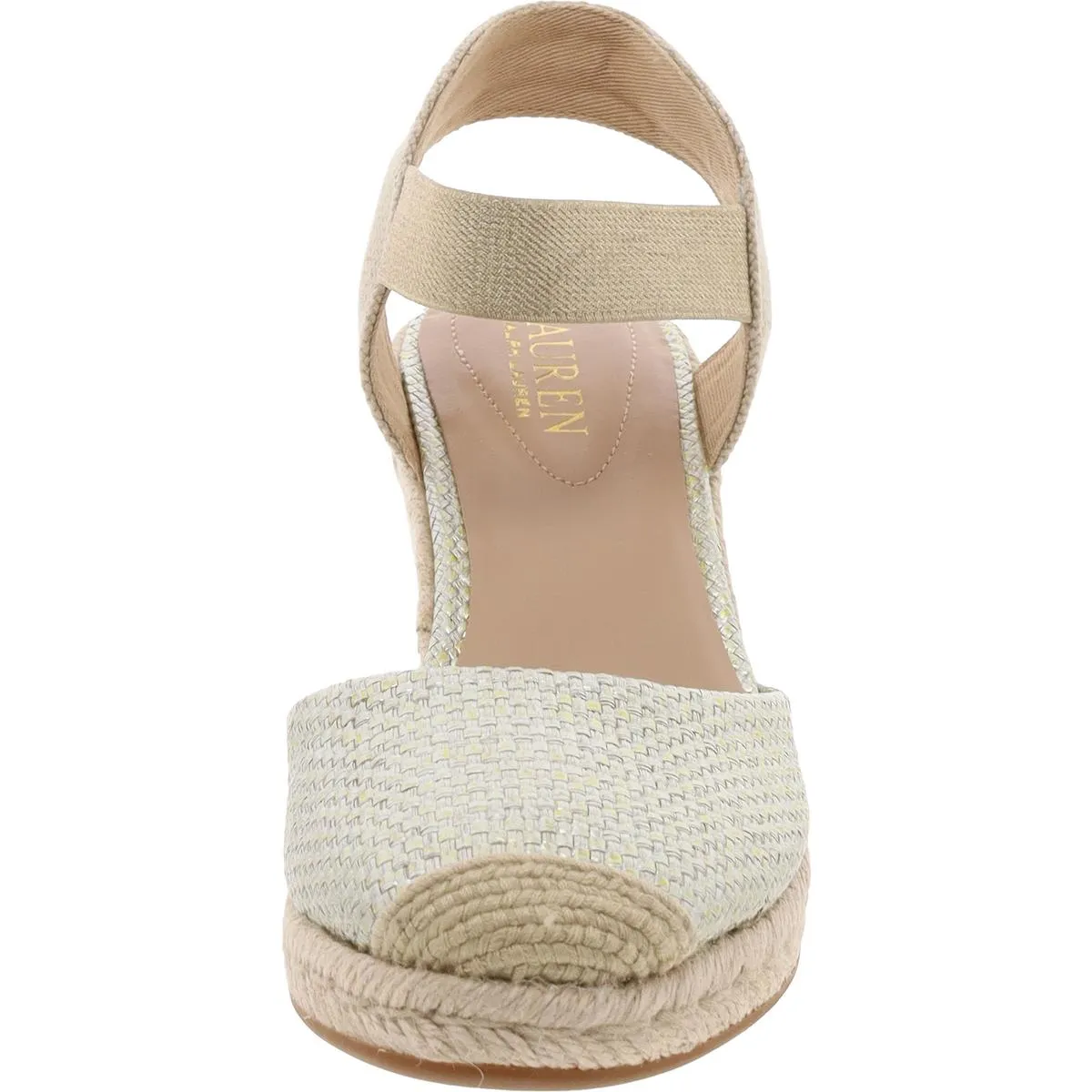 Lauren Ralph Lauren Womens Pearle Wedges Ankle Strap Espadrille Heels