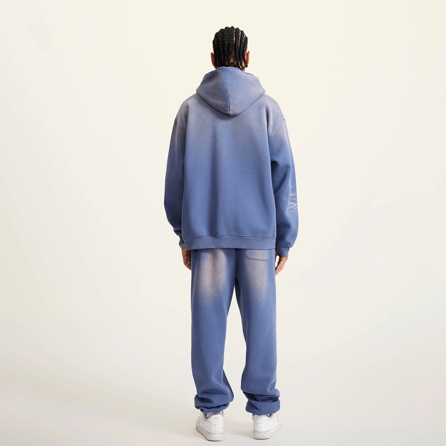 LIKI BRAND STONE WASHED FLEECE HOODIE