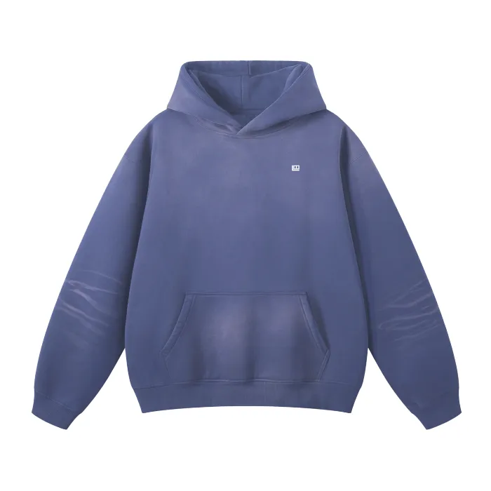 LIKI BRAND STONE WASHED FLEECE HOODIE