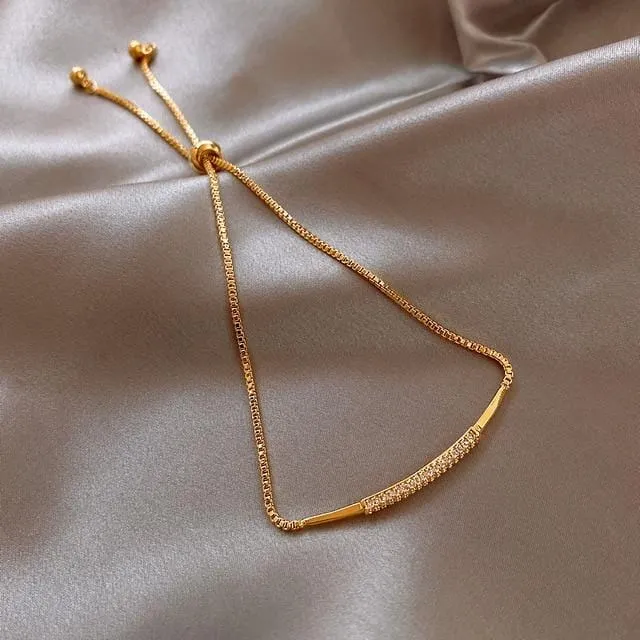Luxury Floral Adjustable Bracelet