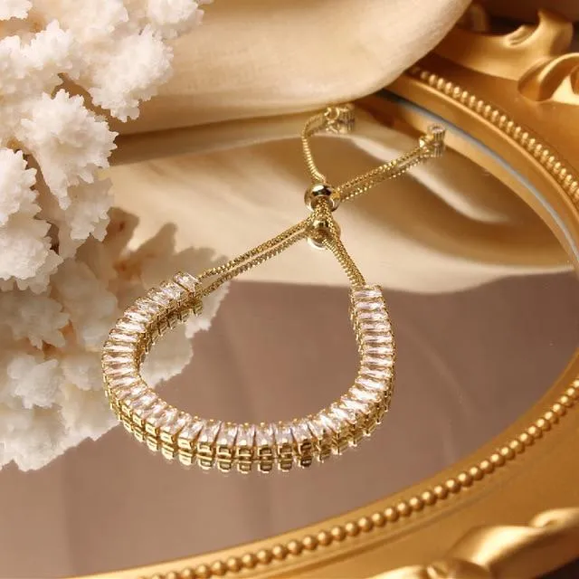 Luxury Floral Adjustable Bracelet