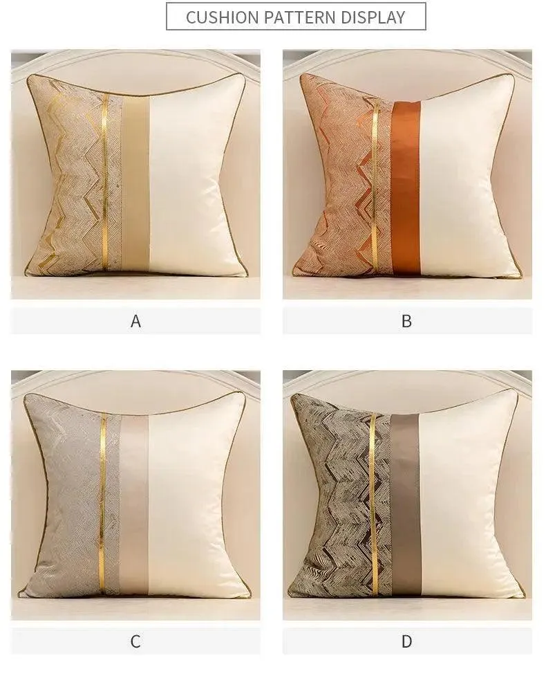 Luxury Leather Cushion Pillow Cases