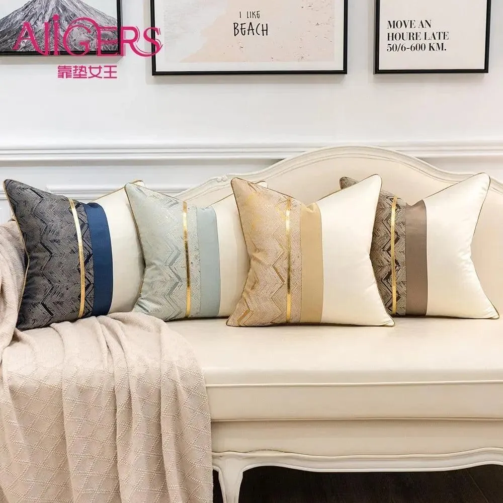 Luxury Leather Cushion Pillow Cases
