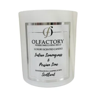 LUXURY SCENTED CANDLE - Indian Lemongrass & Persian Lime