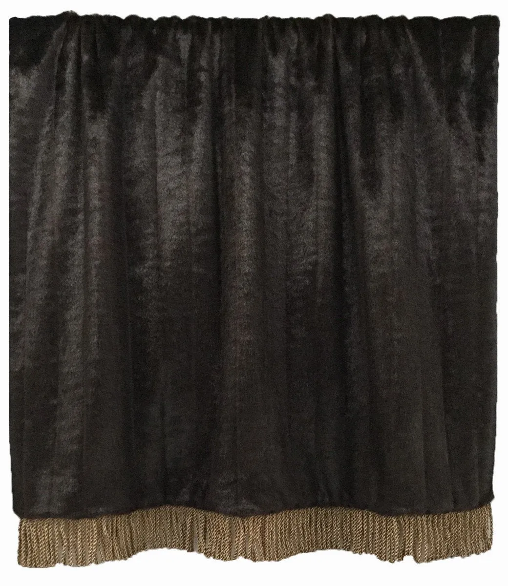 Luxury Throw Brown Faux Mink