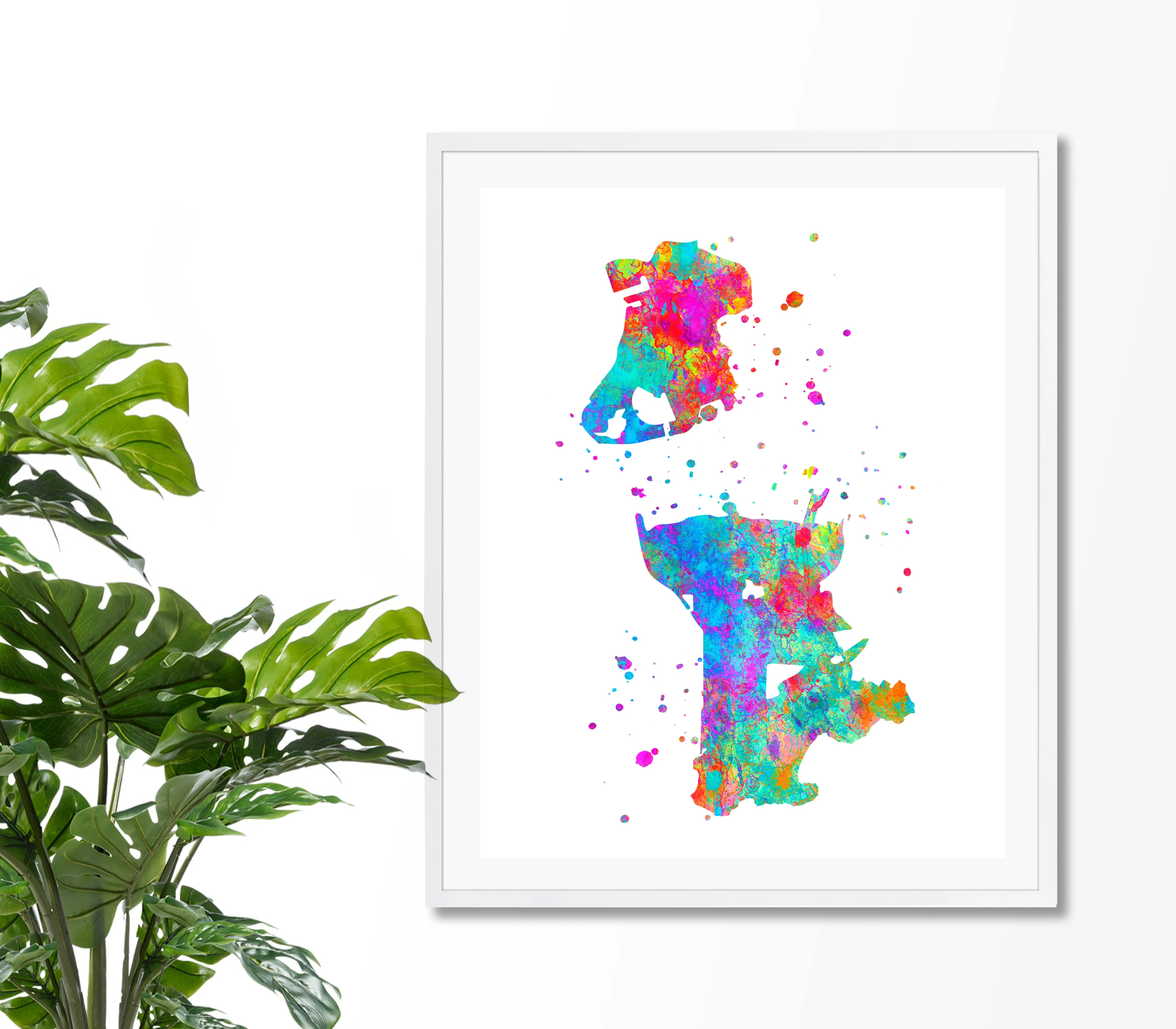 Macau Map Art Print - Unframed