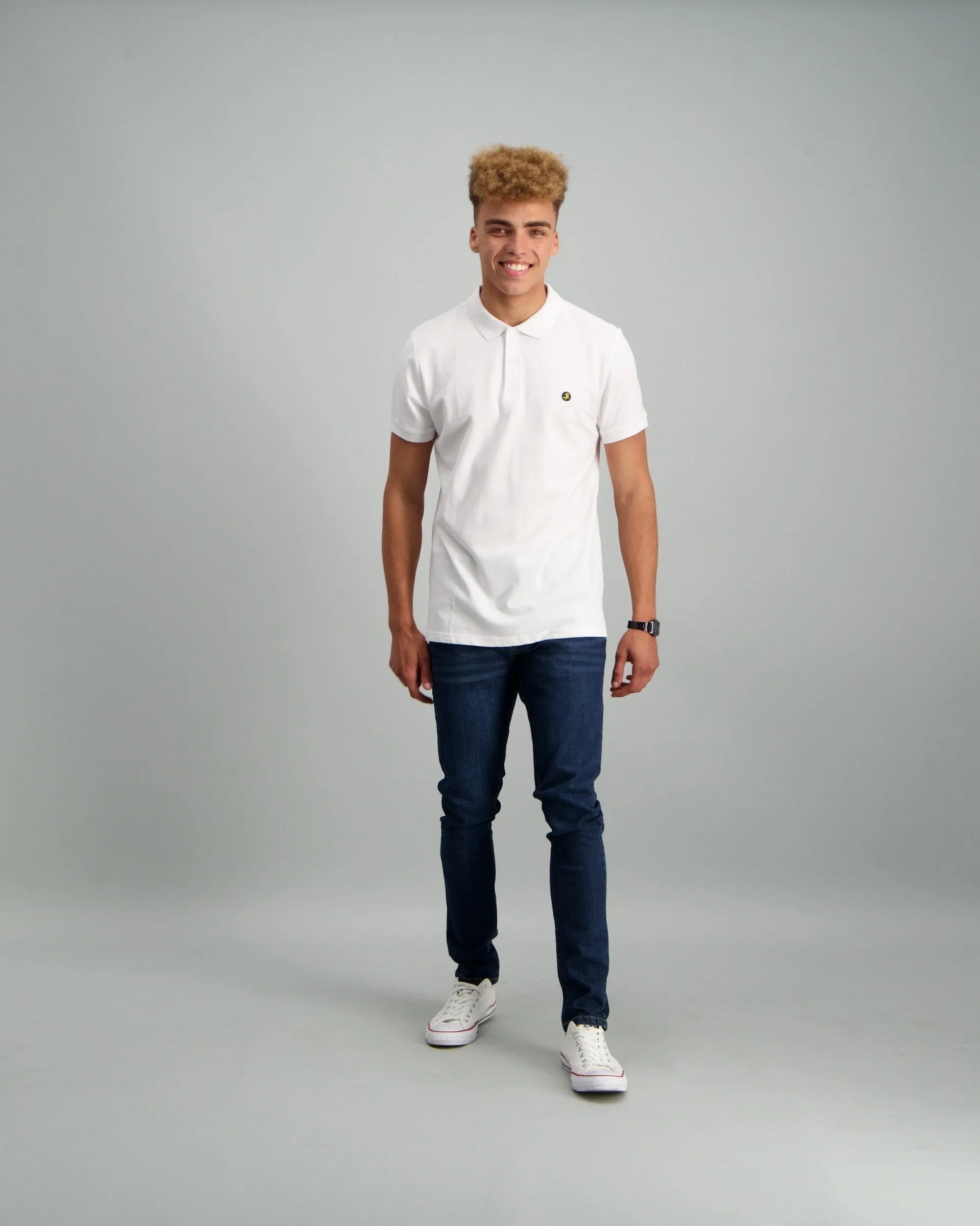 Men's Basic Golfer - White