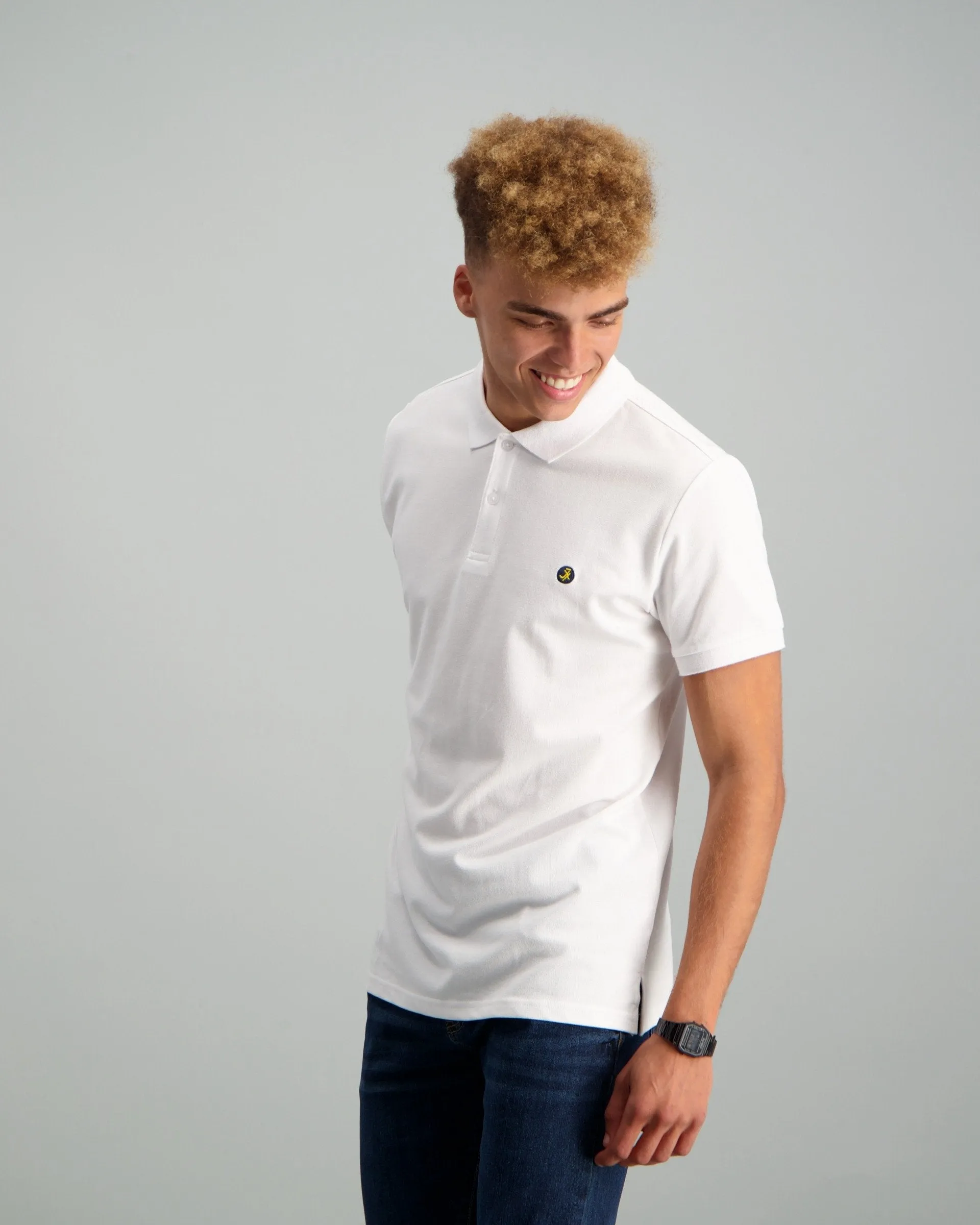 Men's Basic Golfer - White