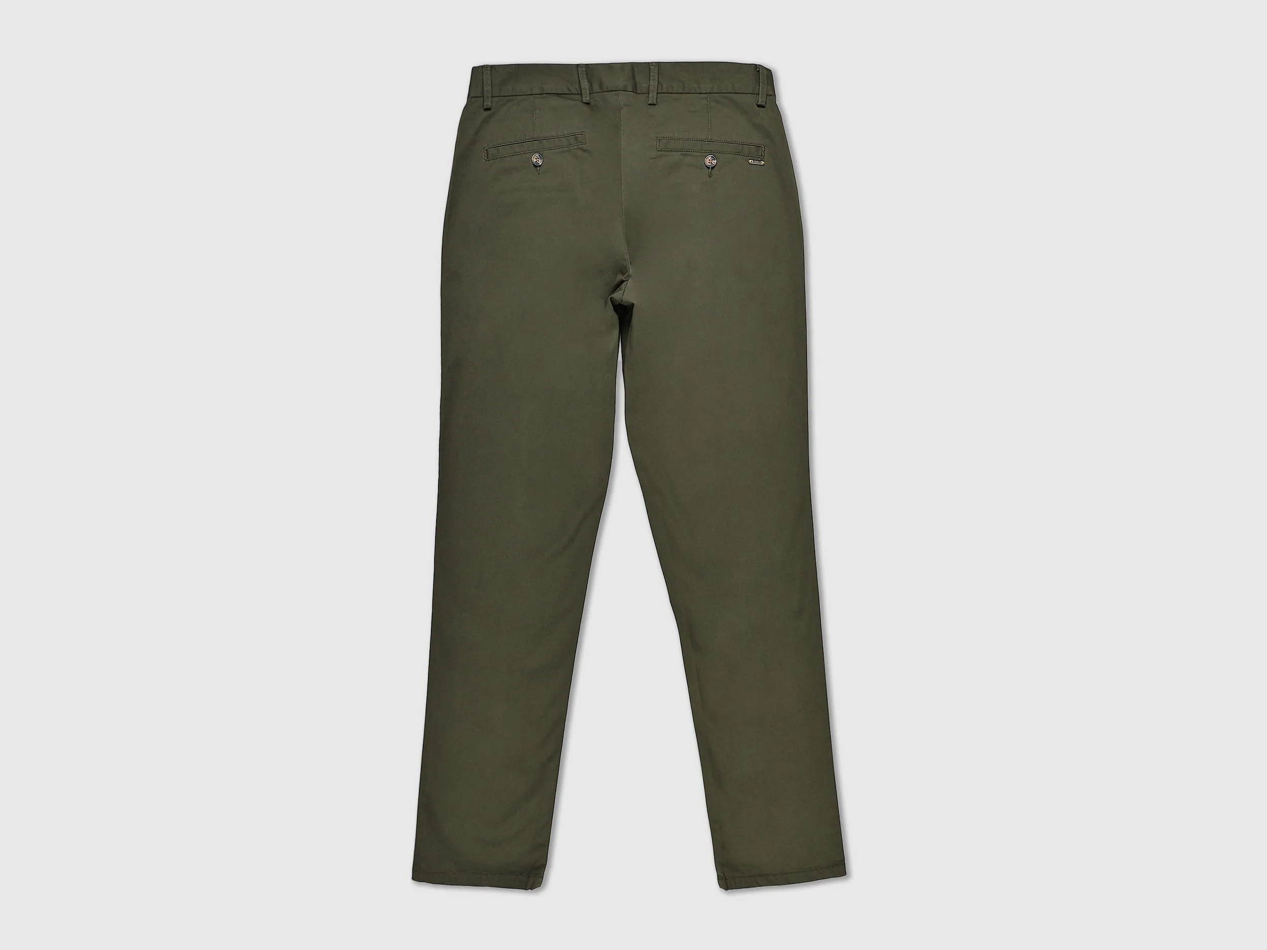 Mens Slim Fit Solid Trousers