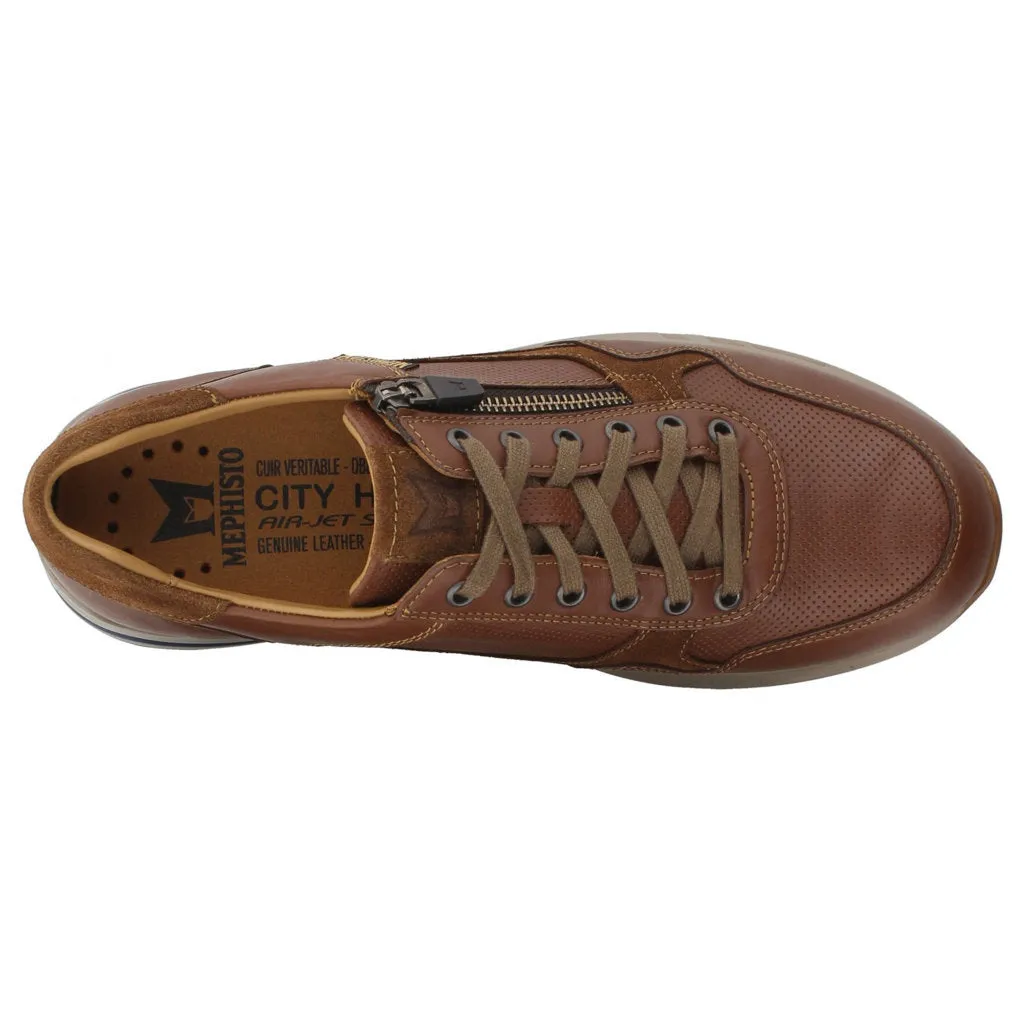 Mephisto Bradley Full Grain Leather Men's Sneakers
