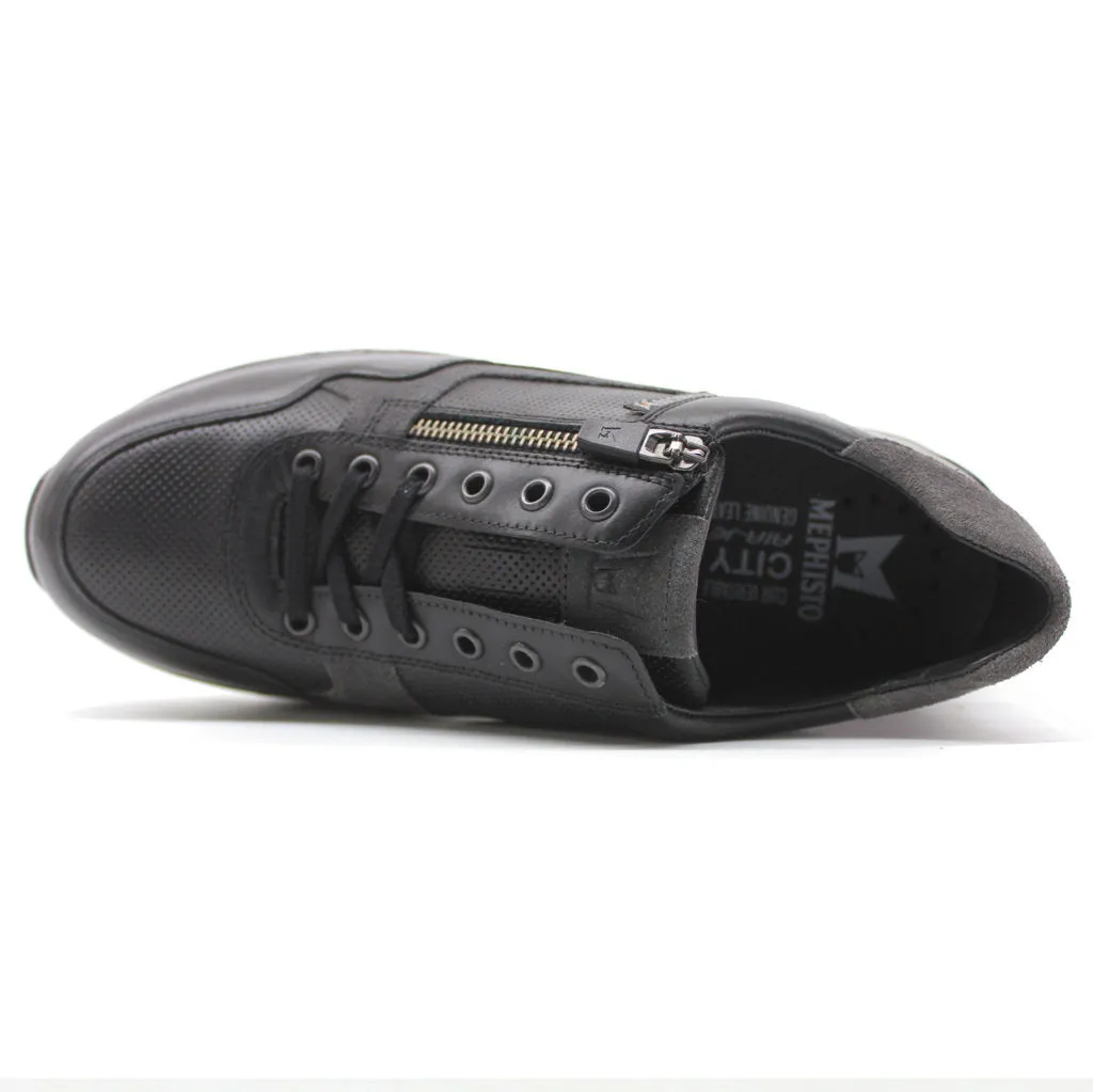 Mephisto Bradley Full Grain Leather Men's Sneakers