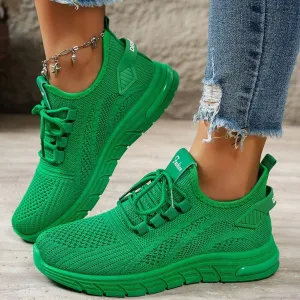 Mesh Breathable Round Toe Athletic
