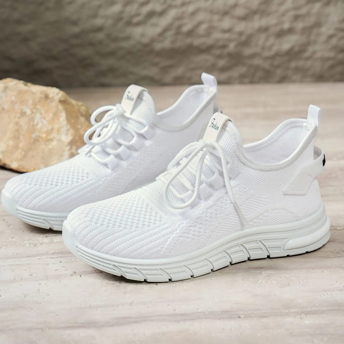 Mesh Breathable Round Toe Athletic