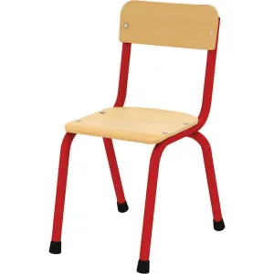 Milan Chair 310mm - Red  pk 4