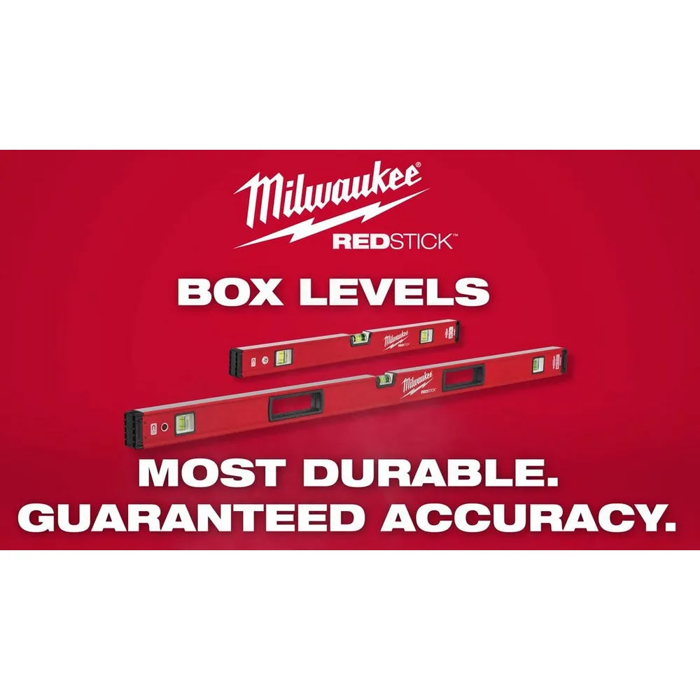 Milwaukee REDSTICK Box Levels