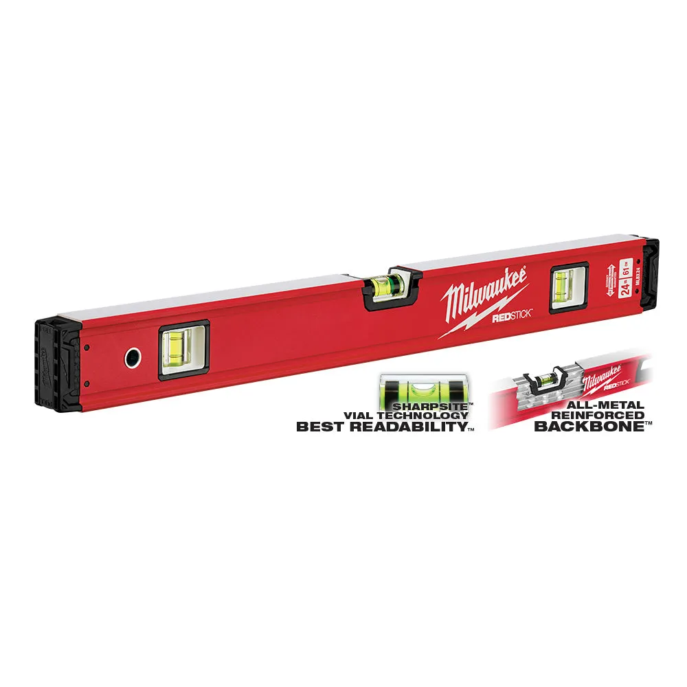 Milwaukee REDSTICK Box Levels