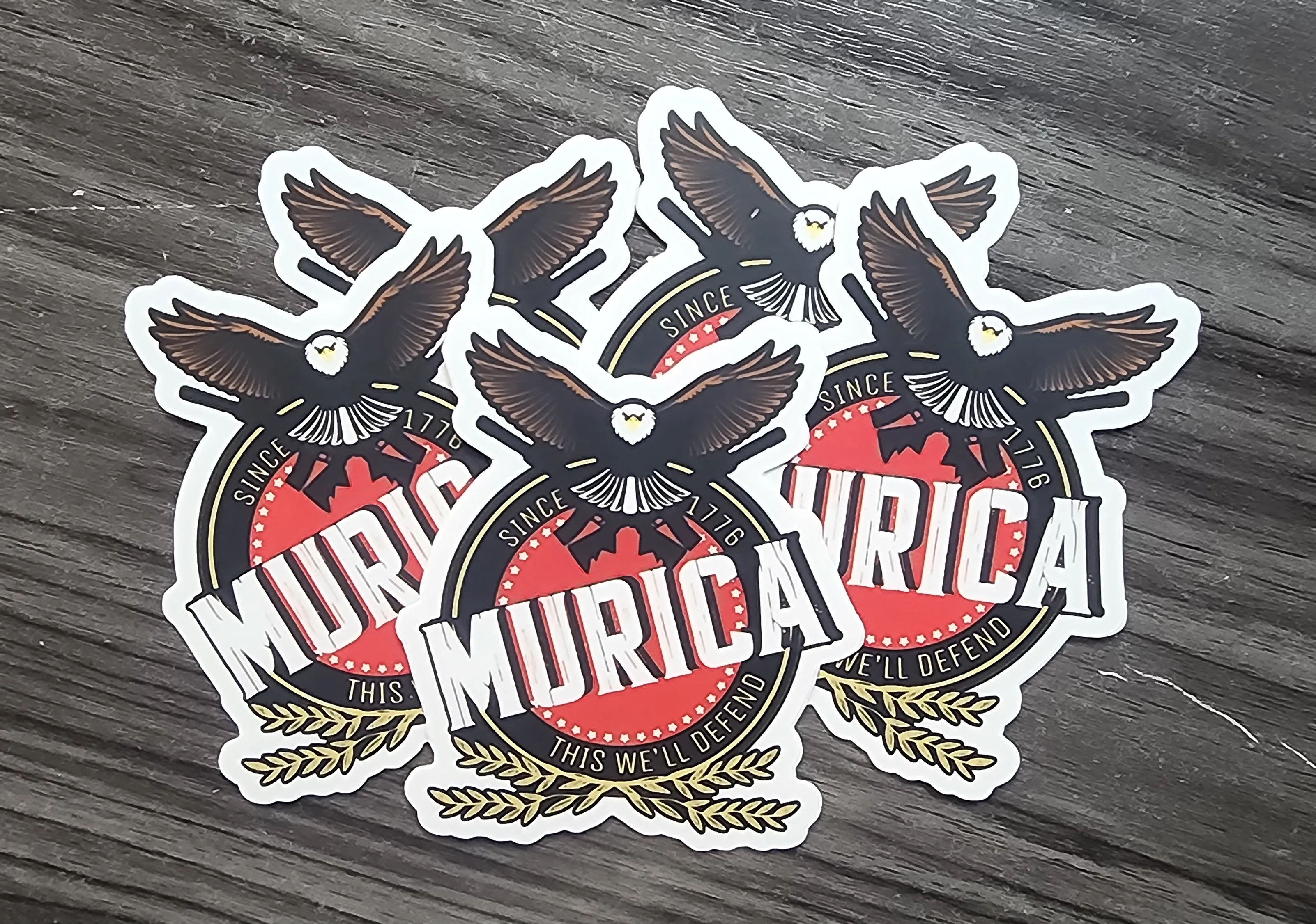 Murica, Diecut Stickers