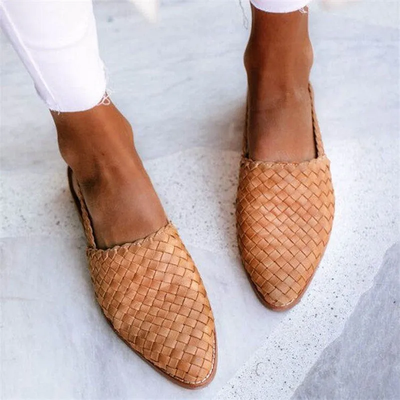 NAZAN | Chic Braided Slingback Ballerina