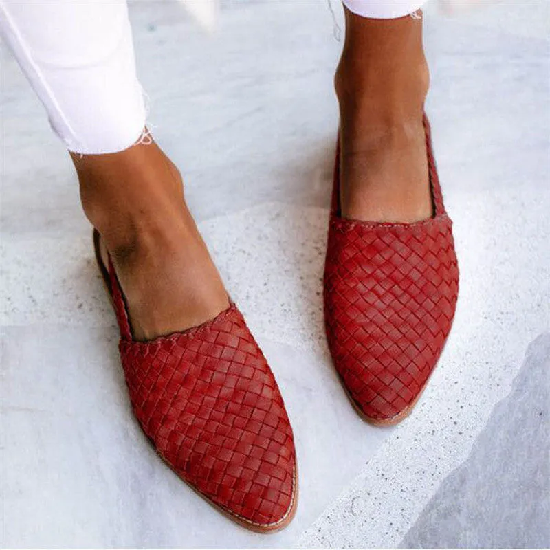 NAZAN | Chic Braided Slingback Ballerina