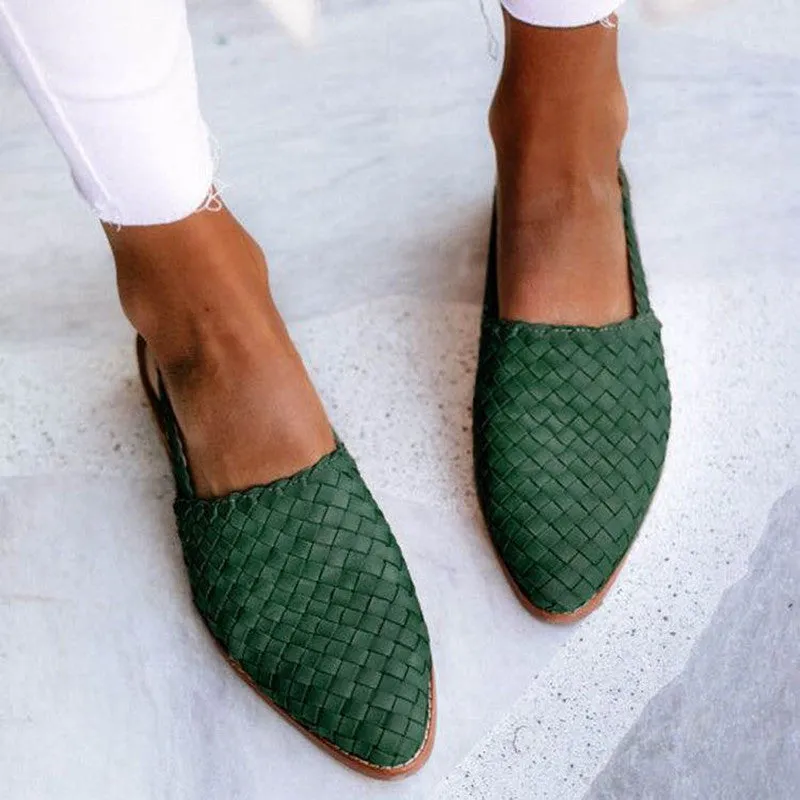 NAZAN | Chic Braided Slingback Ballerina