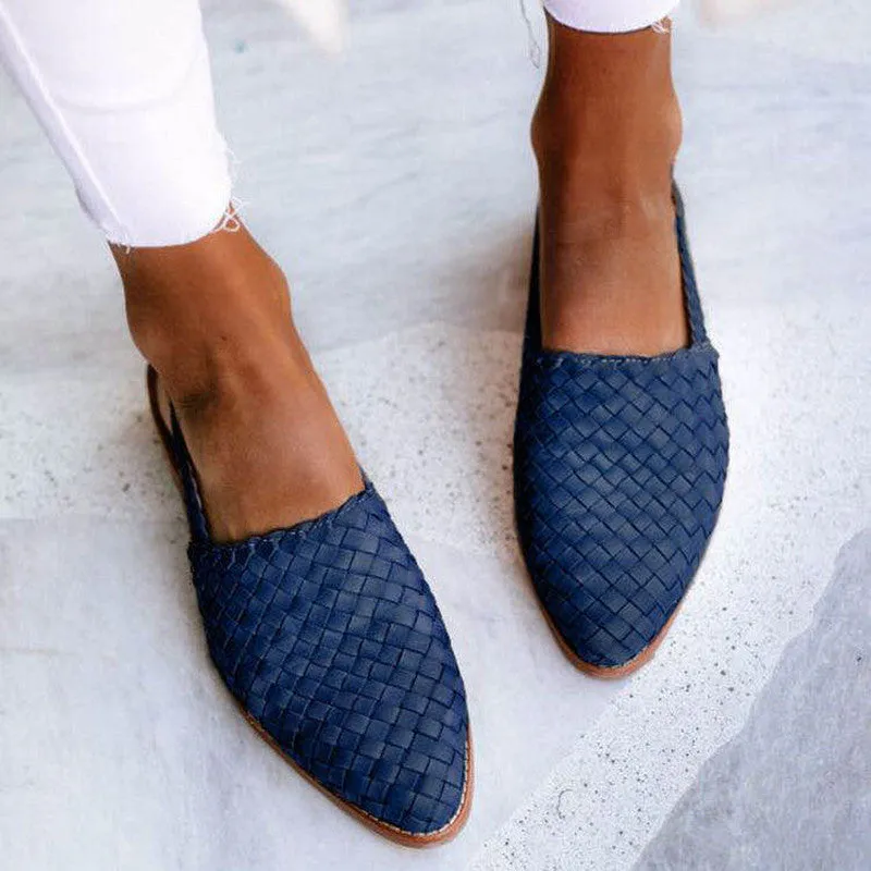 NAZAN | Chic Braided Slingback Ballerina
